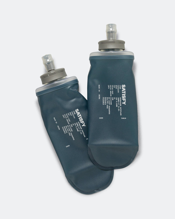 HydraPak Soft Flask 500ml 2-Pack - Dark Slate