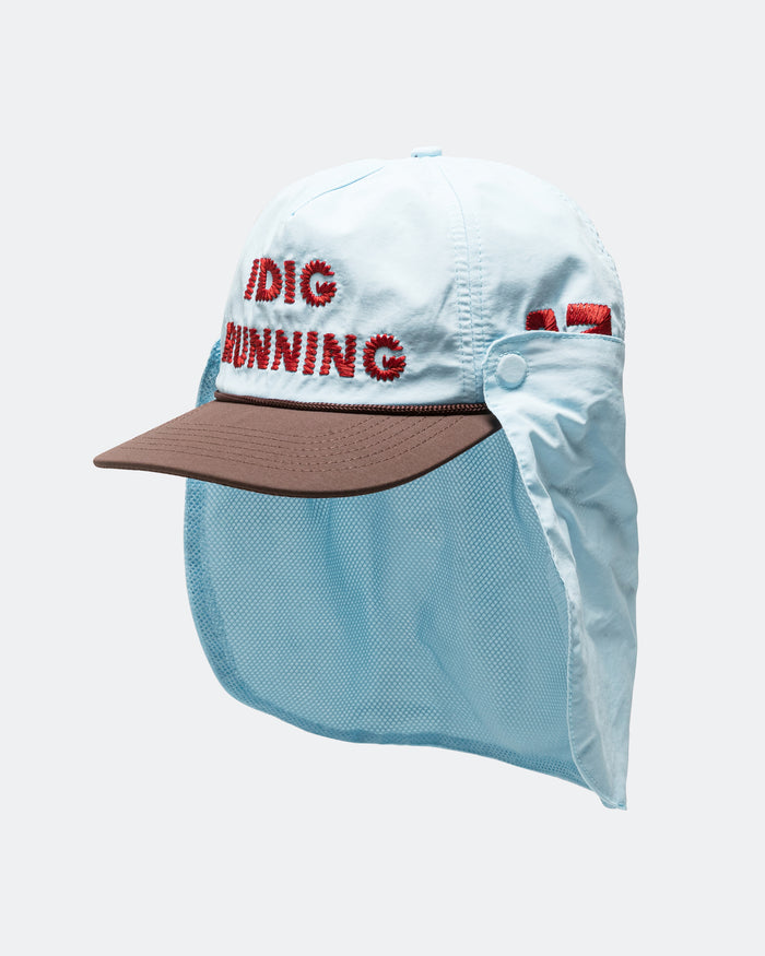 I Dig Running Magnet Trucker - Blue