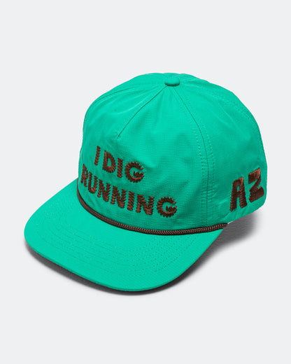 I Dig Running Magnet Trucker - Green