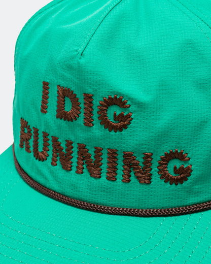 I Dig Running Magnet Trucker - Green
