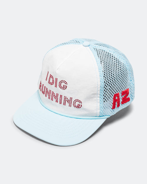 I Dig Running Trucker - Blue