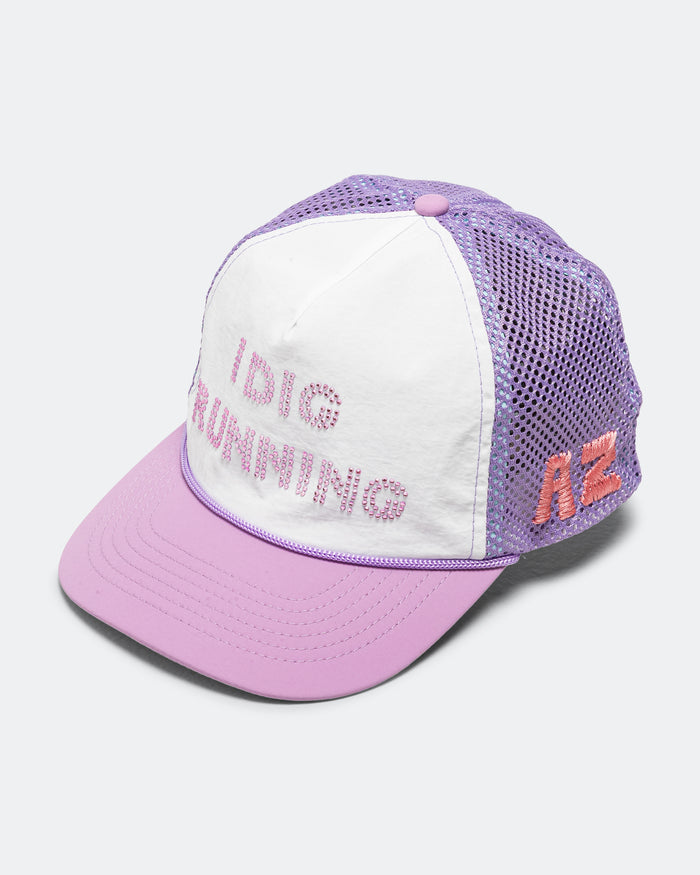 I Dig Running Trucker - Purple