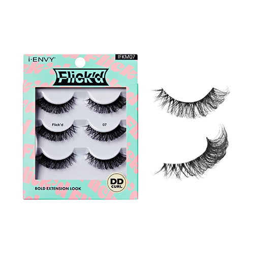 i Envy Flick'd Bold Extension Look Eyelashes 3 Pair