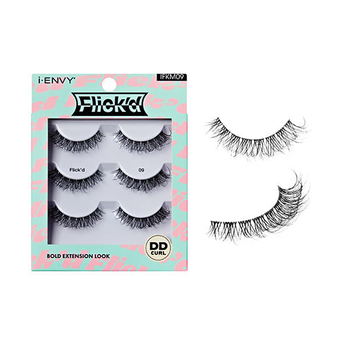 i Envy Flick'd Bold Extension Look Eyelashes 3 Pair