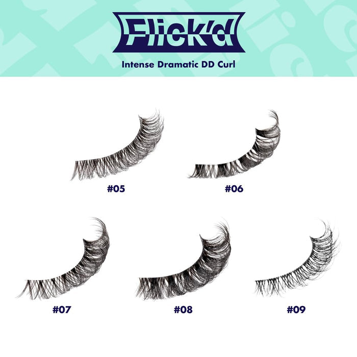 i Envy Flick'd Bold Extension Look Eyelashes 3 Pair