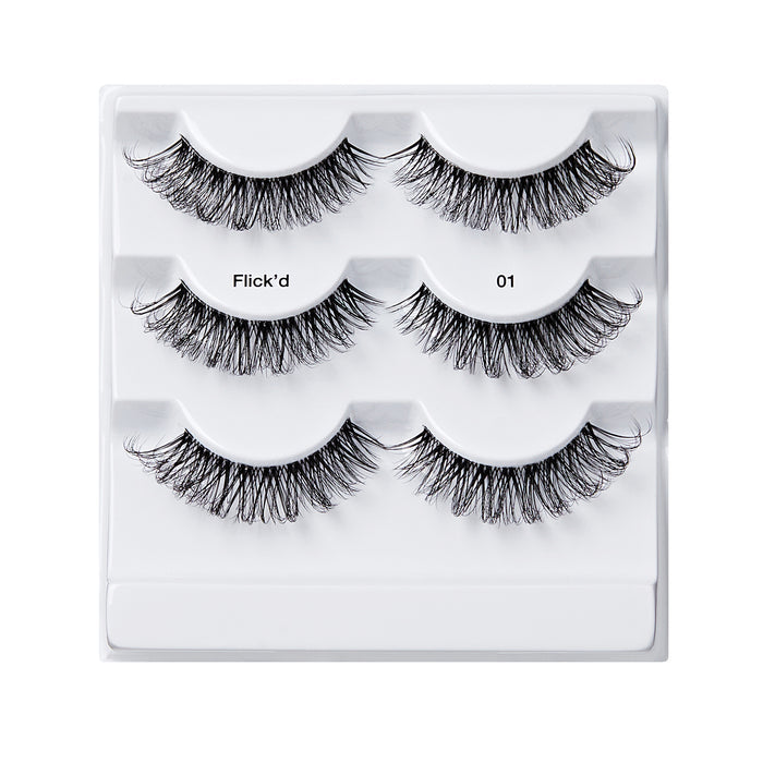 i Envy Flick'd Eye Defining Lash Perm Effect Eyelashes 3 Pair