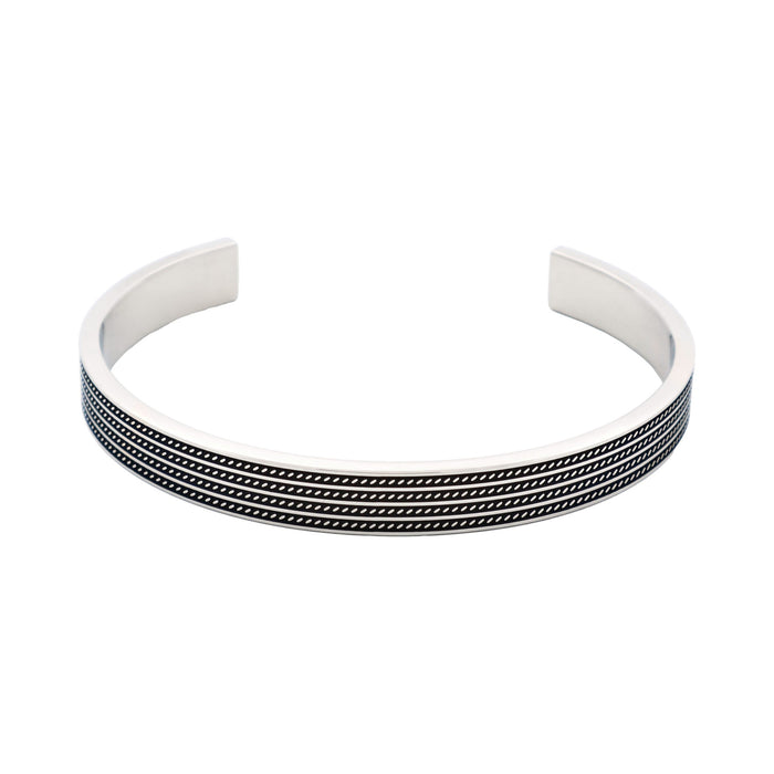 Ion Plated Gun Metal/Steel Cuff