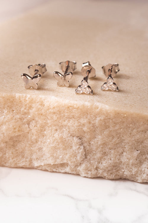 Amelia Silver Studs