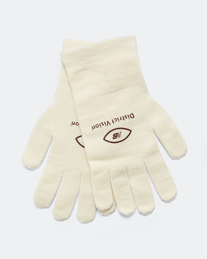 Knit Windowed Running Gloves x New Balance - Linen