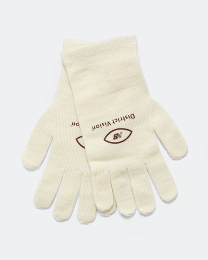Knit Windowed Running Gloves x New Balance - Linen