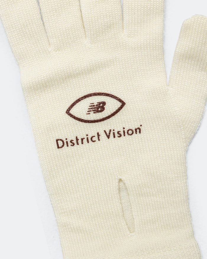 Knit Windowed Running Gloves x New Balance - Linen
