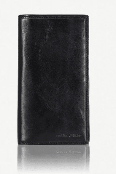 LARGE LEATHER PURSE, COFFEE - Harrys for Menswear