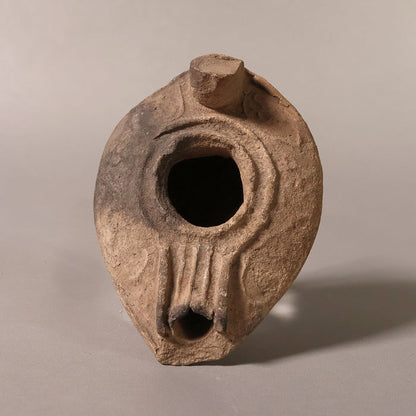 Late Roman Oil Lamp, 3.5 inches - c. 100 to 476 CE - Middle East
