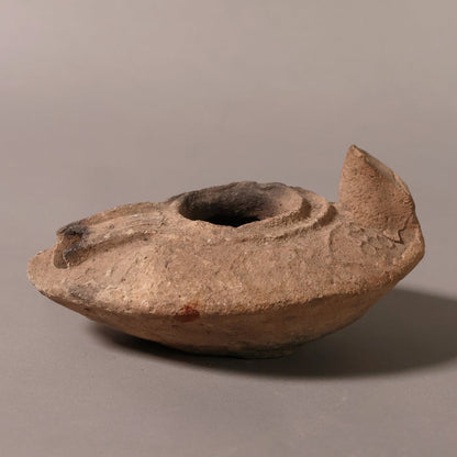 Late Roman Oil Lamp, 3.5 inches - c. 100 to 476 CE - Middle East