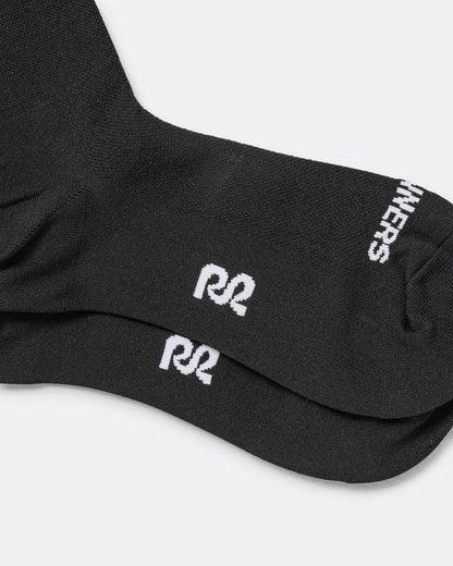 Lite Run Spring Motif Quarter Socks 2 Pack - Black/White