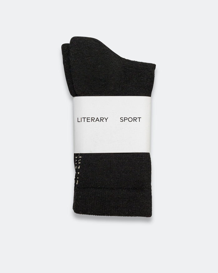 Locke Crew Sock - Black
