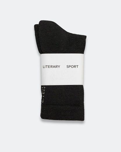 Locke Crew Sock - Black
