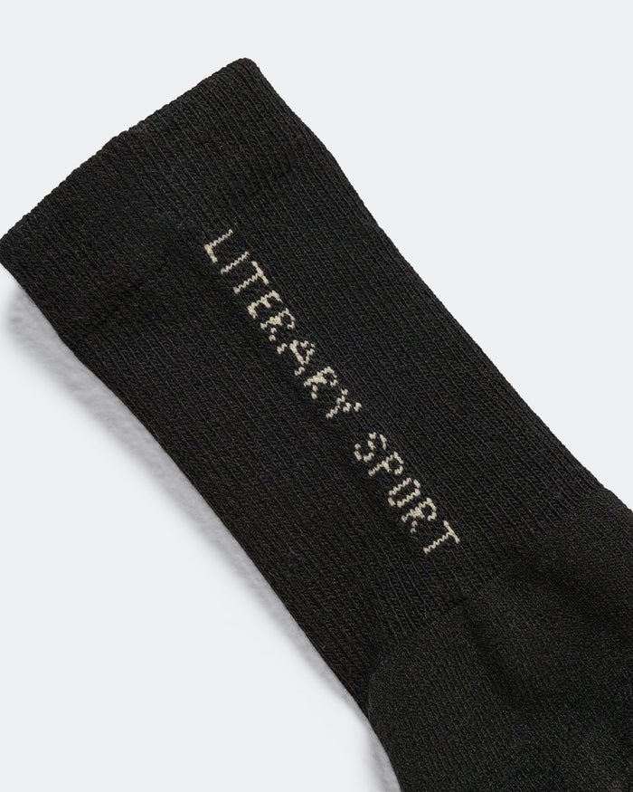 Locke Crew Sock - Black