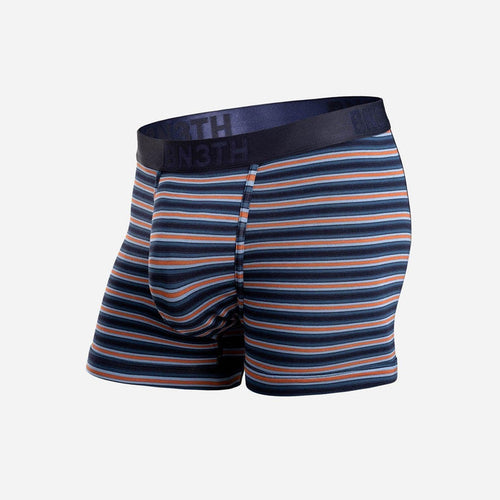 M211013 - 1145 Stripe Dark Navy (Trunks) - Harrys for Menswear