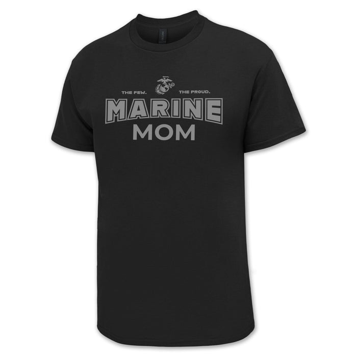 Marines Mom T-Shirt (Black)