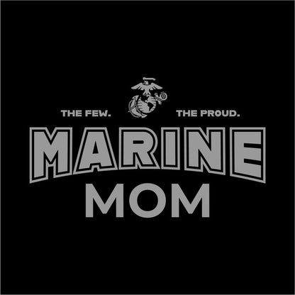 Marines Mom Women's T-Shirt (Black)