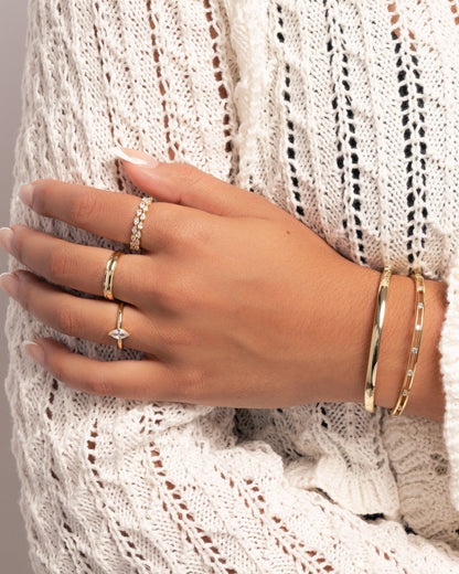 Solitaire Marquise Ring