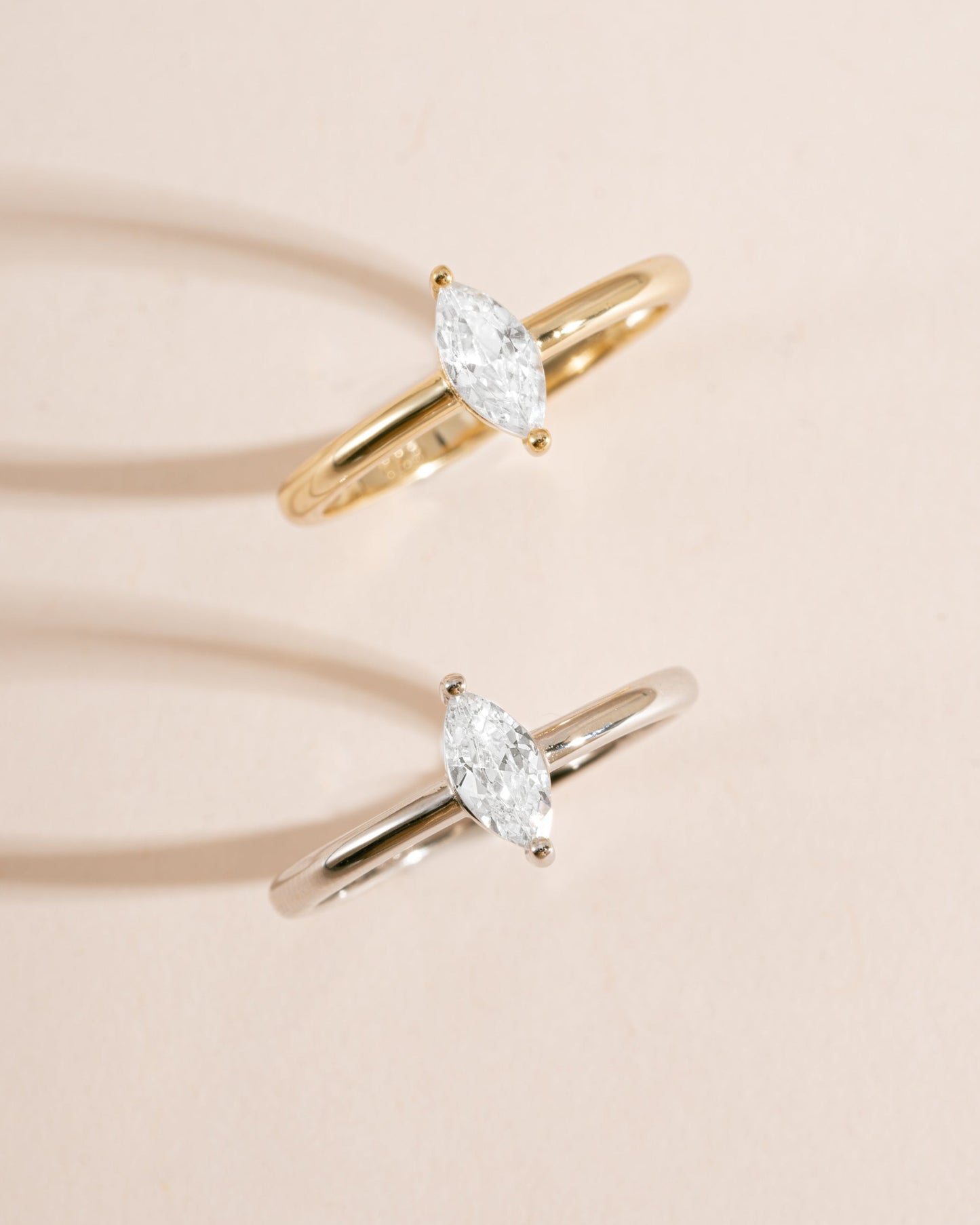 Solitaire Marquise Ring