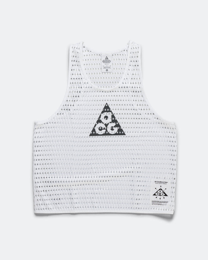 Mens ACG Dri-Fit Radical Airflow Tank - White/Anthracite