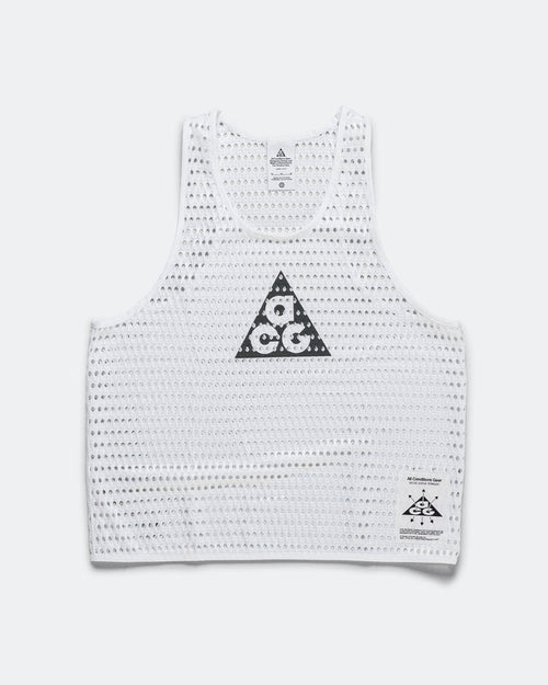 Mens ACG Dri-Fit Radical Airflow Tank - White/Anthracite
