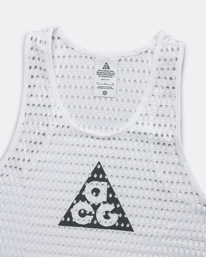 Mens ACG Dri-Fit Radical Airflow Tank - White/Anthracite
