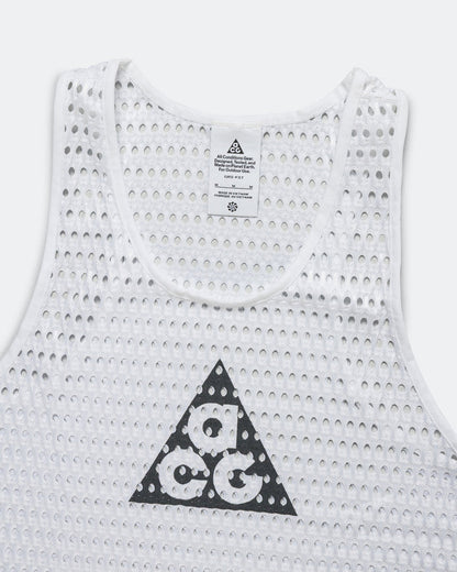 Mens ACG Dri-Fit Radical Airflow Tank - White/Anthracite