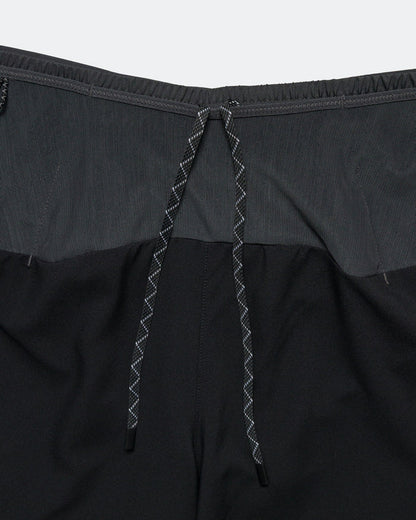 Mens ACG Dri-FIT Second Sunrise 5in Brief-Lined Running Shorts - Black/Anthracite-Summit White