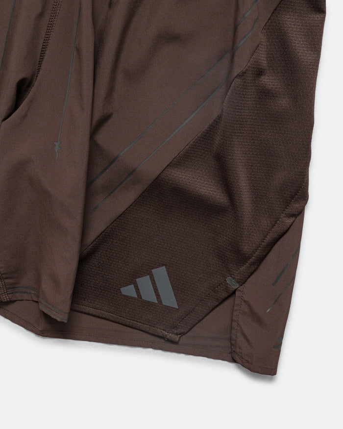 Mens Adi365 Running Shorts 7in x SFTM - Aurora Coffee
