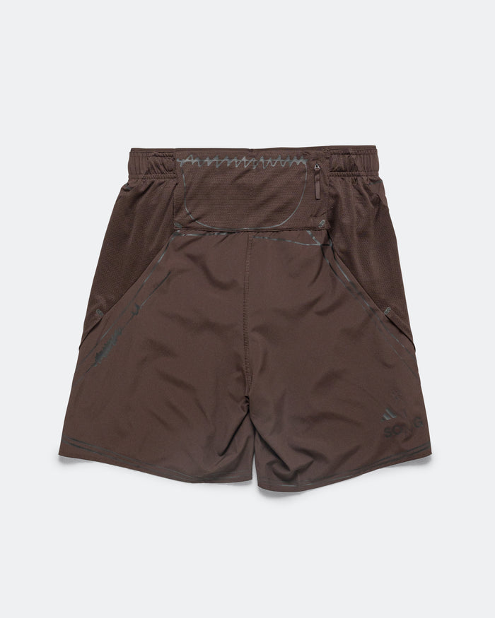 Mens Adi365 Running Shorts 7in x SFTM - Aurora Coffee