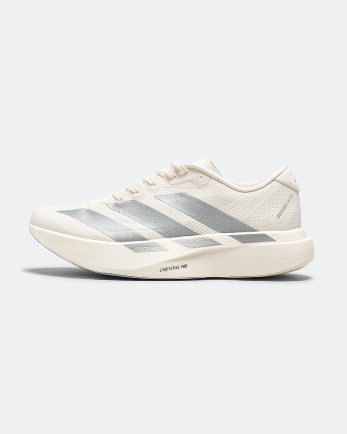 Mens Adizero Evo SL Woven - Core White/Core White-Halo Silver
