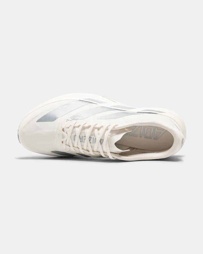 Mens Adizero Evo SL Woven - Core White/Core White-Halo Silver