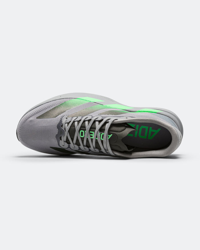 Mens Adizero Evo SL Woven - Grey/Screaming Green-Carbon