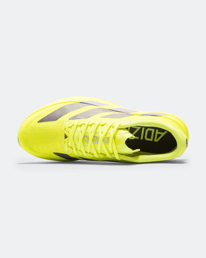 Mens Adizero Evo SL Woven - Solar Yellow/Aurora Plum-Powder Plum