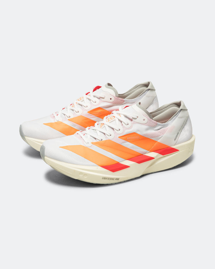 Mens Adizero Takumi Sen 11 - Footwear White/Lucid Orange-Lucid Red