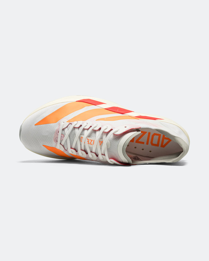 Mens Adizero Takumi Sen 11 - Footwear White/Lucid Orange-Lucid Red
