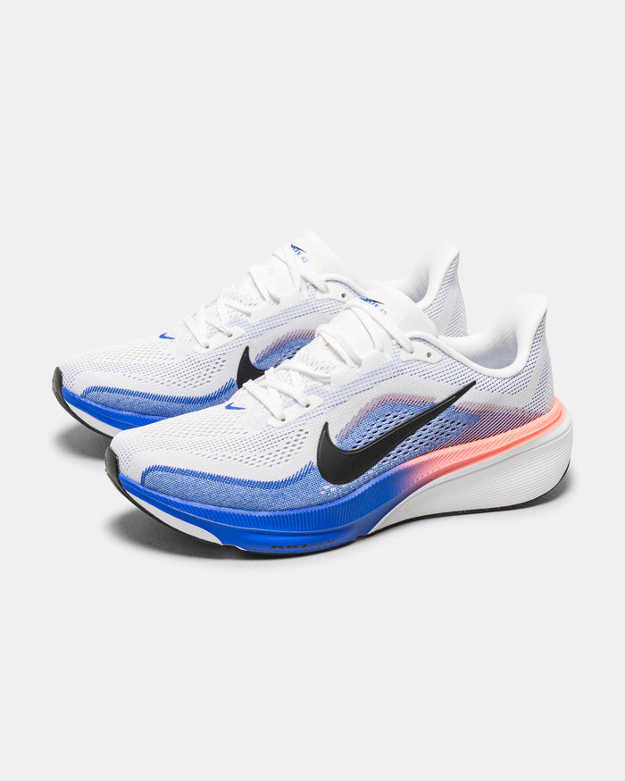 Mens Air Zoom Pegasus 42 - White/Black-Racer Blue-Atomic Pink