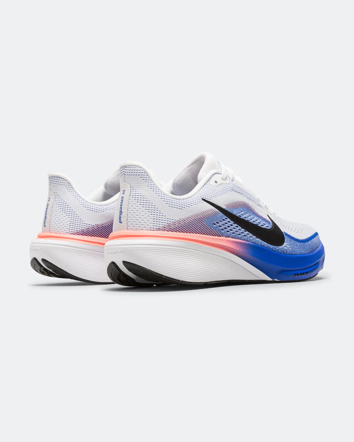 Mens Air Zoom Pegasus 42 - White/Black-Racer Blue-Atomic Pink