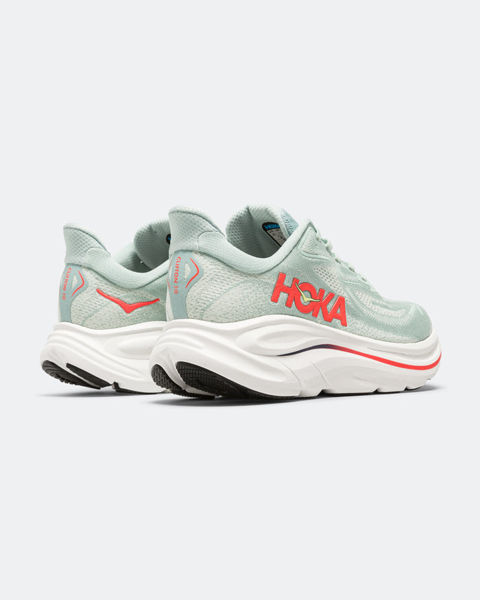 Mens Clifton 10 - Sage/Neon Flame