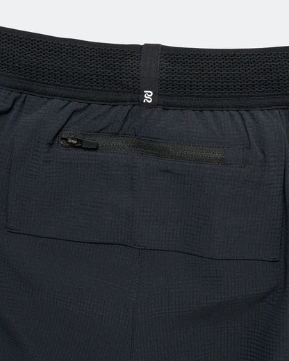 Mens CoolGrid 2-in-1 Run Short - Black