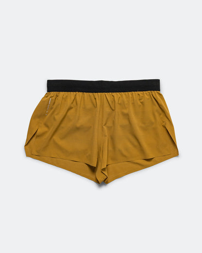 Mens CoolGrid 3in Split Short - Copal