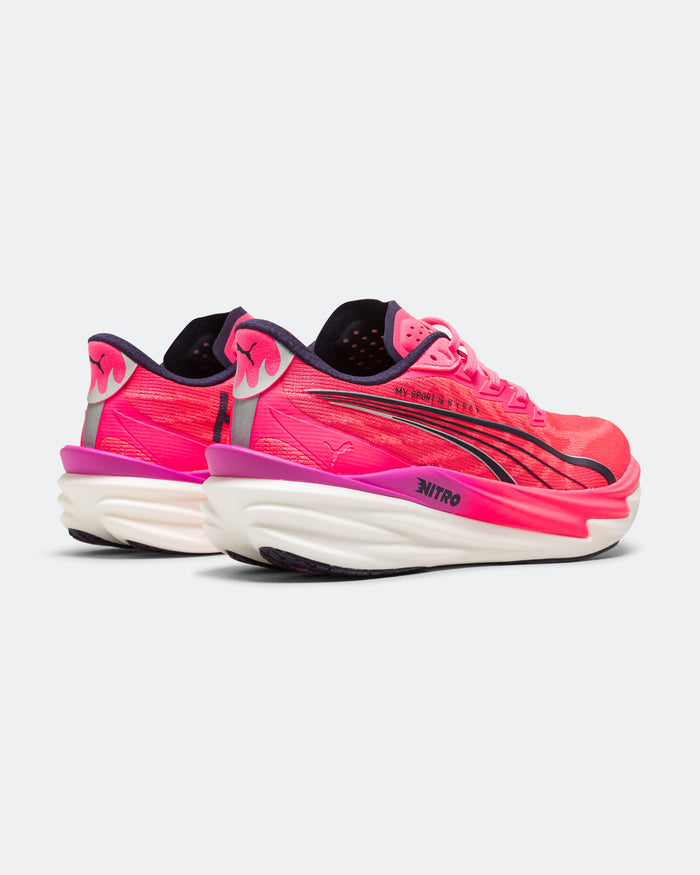 Mens Deviate NITRO 4 x HYROX - White/Electric Orchid-Pure Pink