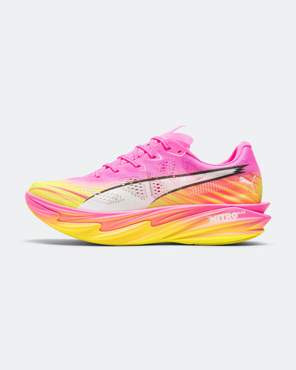 Mens Deviate NITRO Elite 4 Showtime - Poison Pink/Yellow Alert-Bright Aqua