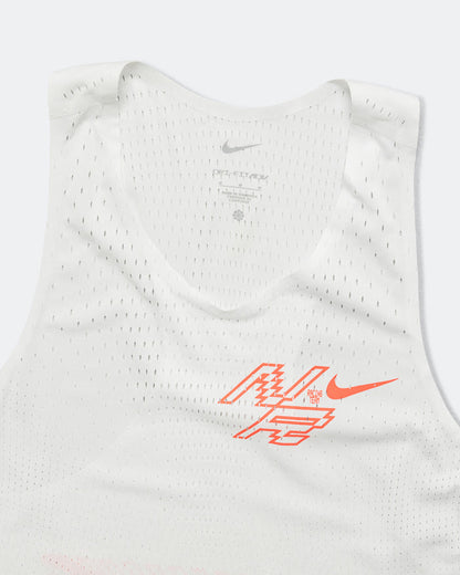 Mens Dri-FIT ADV Aeroswift Singlet GFX - Summit White