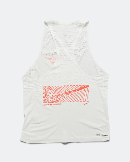 Mens Dri-FIT ADV Aeroswift Singlet GFX - Summit White