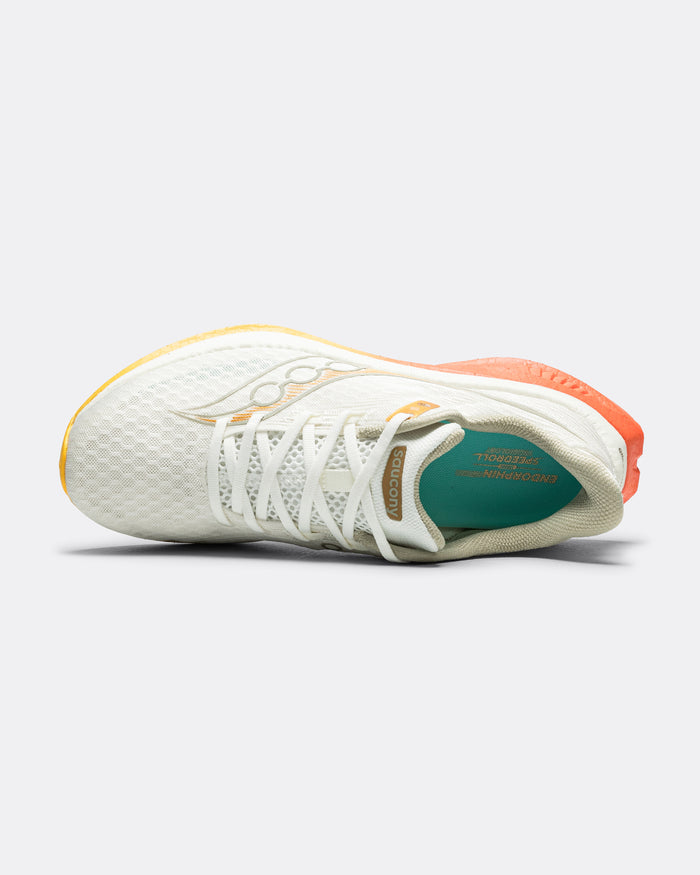 Mens Endorphin Speed 5 - Ivory/Fire